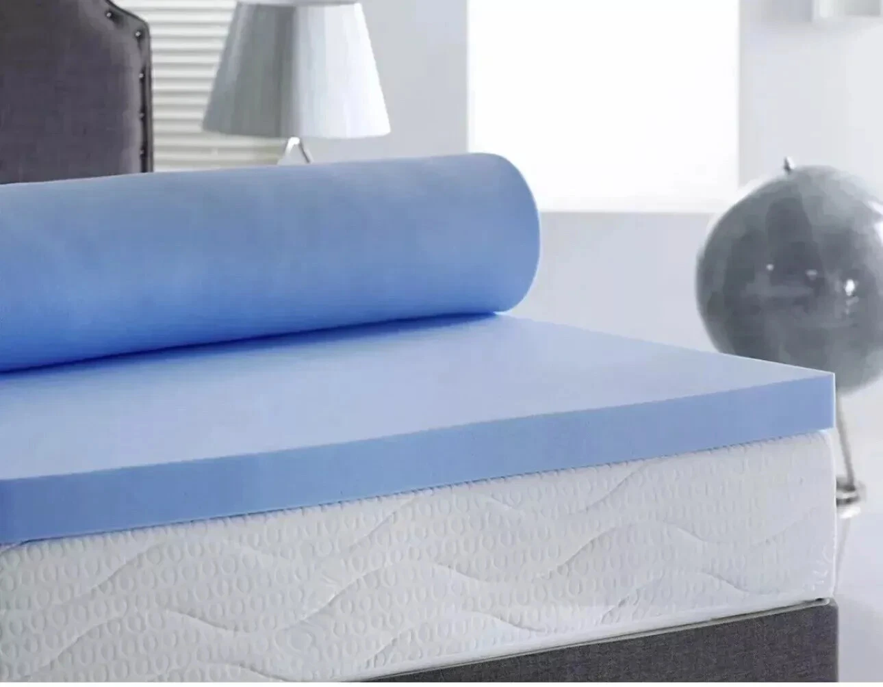 HIGH DENSITY FIRM FOAM MATTRESS TOPPER, ALL SIZES,